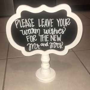 Erasable Chalk Board Sign